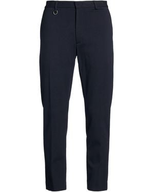 Paolo Pecora Trousers Viscose, Polyamide, Elastane - Blue