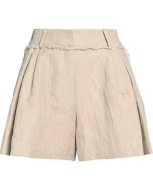 Rabanne Shorts & Bermuda Shorts Cotton, Viscose, Polyamide, Polyester - Natural