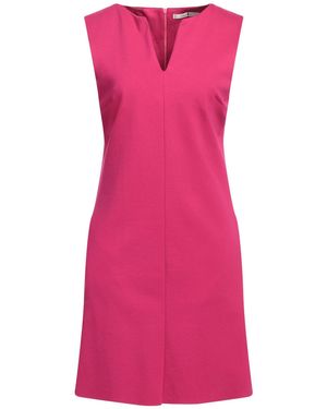 Maliparmi Fuchsia Mini Dress Viscose, Polyamide, Elastane - Pink