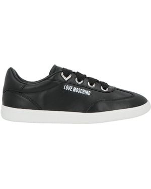 Love Moschino Trainers Calfskin - Black