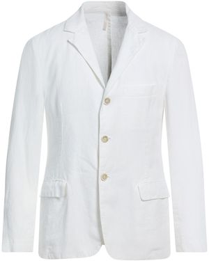 120% Lino Blazer - White