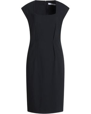 SIMONA CORSELLINI Midi Dress Polyester, Elastane - Black