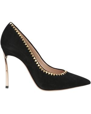 Casadei Court Shoes Leather - Black