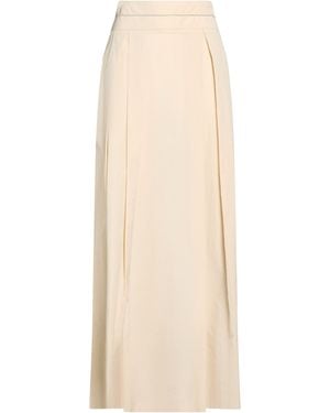 Peserico Maxi Skirt Cotton, Polyester - Natural