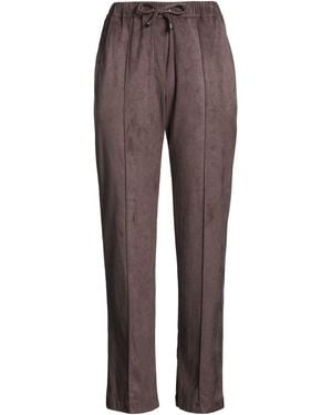 Purotatto Trousers Polyester, Elastane - Brown