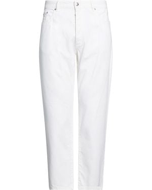 ICON DENIM Trousers Lyocell, Cotton - White