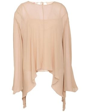 Marni Top Silk - White