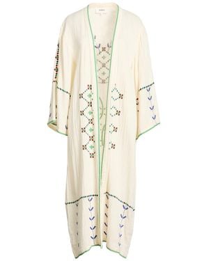 Ba&sh Ivory Overcoat & Trench Coat Polyester - White