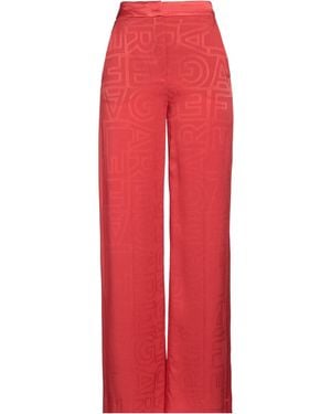 Karl Lagerfeld Pants Acetate, Viscose - Red