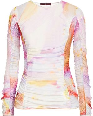 High Ivory Top Polyester, Elastane - Pink