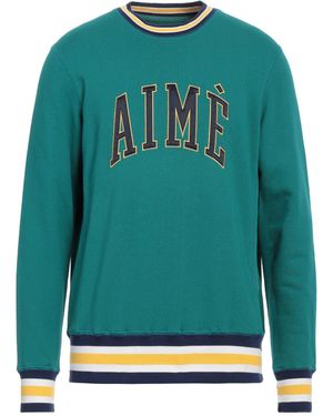 Aimé Leon Dore Emerald Sweatshirt Cotton - Green