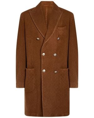 L.B.M. 1911 Coat Virgin Wool, Nylon - Brown