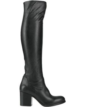 Jfk Boot Leather - Black