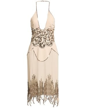 The Attico Midi Dress - Metallic