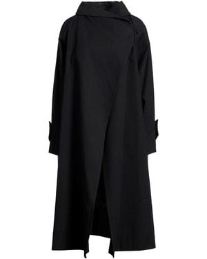 LE17SEPTEMBRE Overcoat & Trench Coat - Black