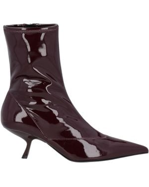 Sergio Rossi Ankle Boots - Purple