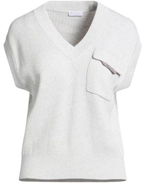 Brunello Cucinelli Light Jumper Cotton - White