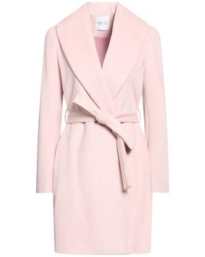 Exte Coat Polyester, Viscose, Elastic Fibres - Pink