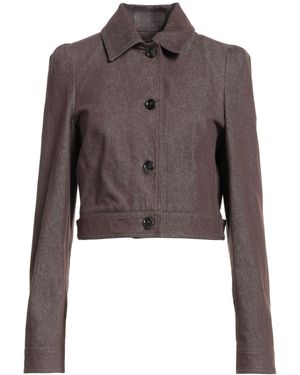 Max Mara Sfilata Denim Outerwear Cotton - Brown