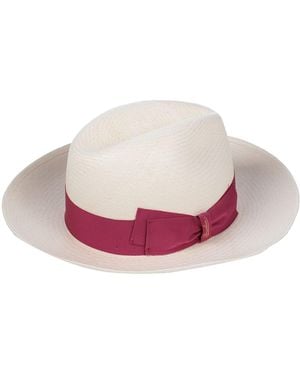 Borsalino Hat Straw - Pink