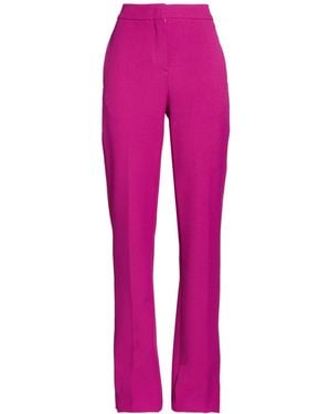 Iceberg Fuchsia Trousers Polyester, Viscose, Elastane - Pink