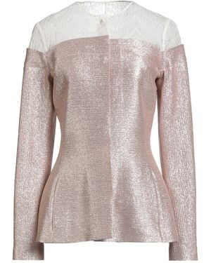Rochas Blush Jacket Linen, Elastane - Pink