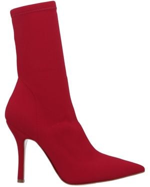 Ovyè Ankle Boots Textile Fibers - Red