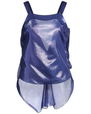 Alberta Ferretti Top Silk, Polyamide - Blue