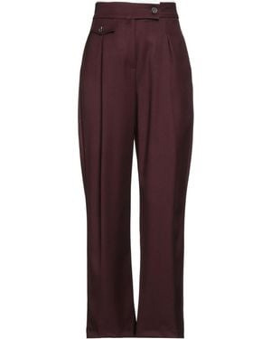 B.yu Pants Polyester, Viscose, Elastane - Purple