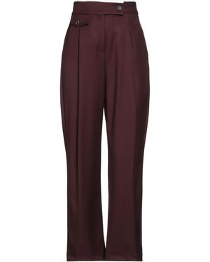 B.yu Trousers Polyester, Viscose, Elastane - Purple