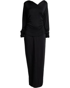 KHAITE Maxi Dress Viscose - Black