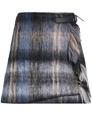 Loewe Mini Skirt Mohair Wool, Wool, Polyamide, Calfskin - Grey