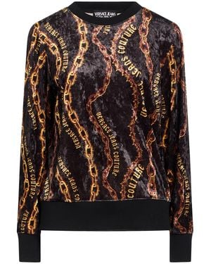 Versace Jeans Couture Sweatshirt Polyester, Elastane - Black
