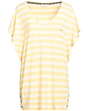Liu Jo Pastel T-Shirt Viscose, Elastane - Yellow
