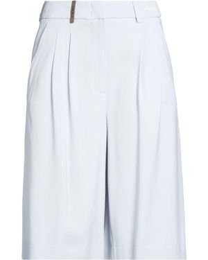 Peserico Sky Shorts & Bermuda Shorts Viscose, Elastane - Blue
