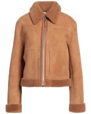 Tory Burch Shearling- & Kunstfell - Braun