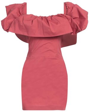 Akep Brick Mini Dress Cotton, Elastane - Pink
