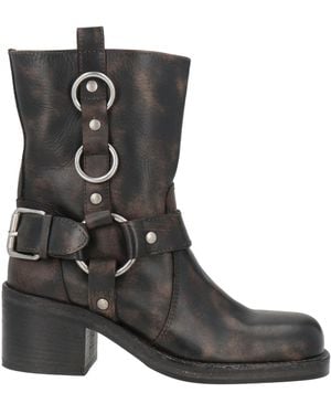 Ash Ankle Boots Leather - Black