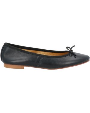 #RIKYN Ballet Flats Leather - Black