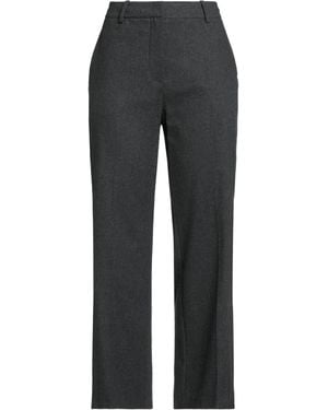 Alysi Trousers Viscose, Polyester, Wool, Elastane - Grey