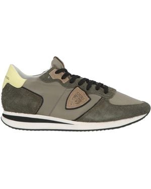 Philippe Model Sneakers Leather, Textile Fibers - Green