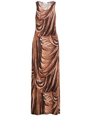Rabanne Maxi Dress Viscose, Elastane - Brown