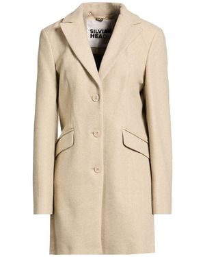 Silvian Heach Coat Polyester - Natural