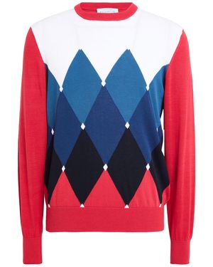 Ballantyne Midnight Sweater Cotton - Red