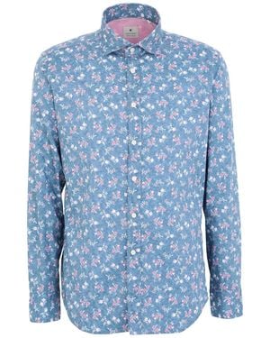 BASTONCINO Shirts - Blue