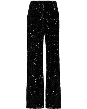 Giulia N Couture Pants Polyester, Elastane - Black
