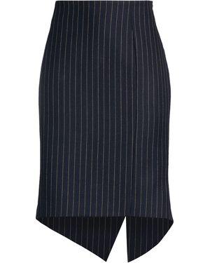 Moschino Midi Skirt Virgin Wool - Blue