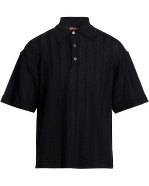 Missoni Polo Shirt Cotton, Viscose - Black