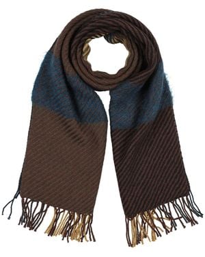Y’s Sleeve-Through Scarf MOON LOZENGE WOOL SCARF • Marine Serre