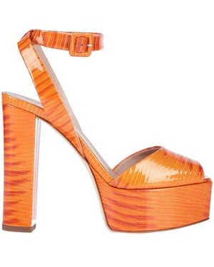Giuseppe Zanotti Sandals Leather - Orange